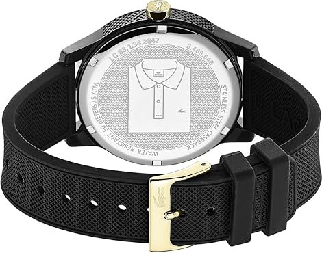 2011010 שחור L12.12 שעון יוניסקס LACOSTE