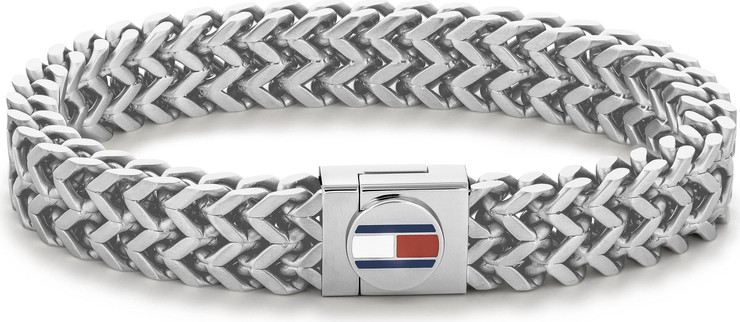 TH-2790245 עם לוגו המותג דגם ID BRACELET מקולקציית TOMMY HILFIGER צמיד מתכת לגבר של המותג