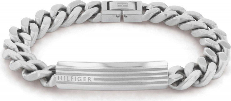 TH-2790345 עם לוגו המותג דגם ID BRACELET מקולקציית TOMMY HILFIGER צמיד מתכת  לגבר של המותג