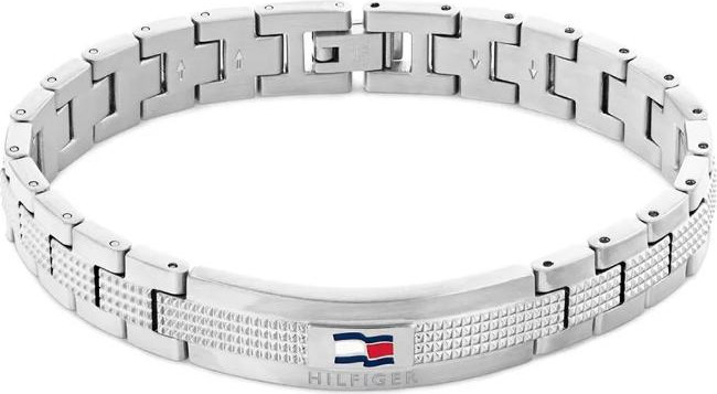 TH-2790419 עם לוגו המותג דגם NELSON H-LINK מקולקציית TOMMY HILFIGER צמיד מתכת לגבר של המותג