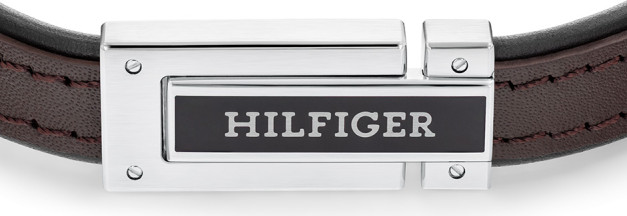 TH-2790559 עם לוגו המותג דגם SS25 FLAT מקולקציית TOMMY HILFIGER צמיד עור לגבר של המותג