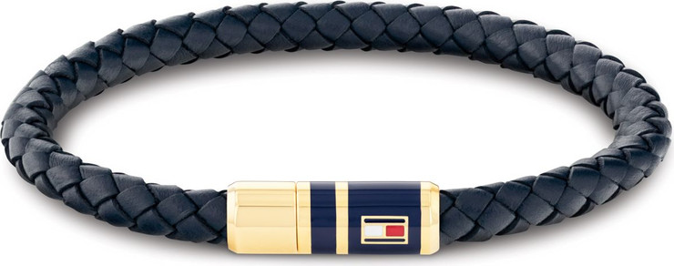 TH-2790640 עם לוגו המותג דגם CASUAL BRAIDED מקולקציית TOMMY HILFIGER צמיד עור לגבר של המותג