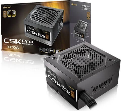 ספק כוח Antec CSK 1000 PRO ATX3.1 1000W 80 Plus Bronze