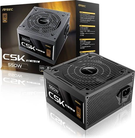 ספק כוח Antec CSK 550DC 550W 80 Plus Bronze