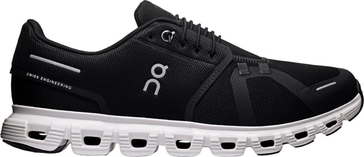 נעלי ריצה און קלאוד 6 לגברים On Cloud 6 Black/White 3MF10070299