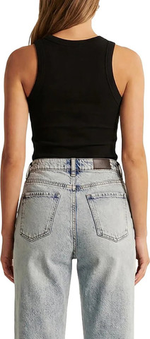 גופיה Guess Rib-Knit נשים - גס - Black