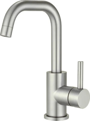 ברז פרח קצר ניקל מוברש מסדרת Toma מבית Waterfall
