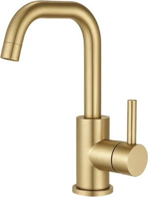 ברז פרח קצר זהב מוברש מסדרת Toma מבית Waterfall