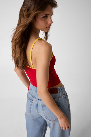 גופיה Guess World Cup Spain נשים - גס - Red