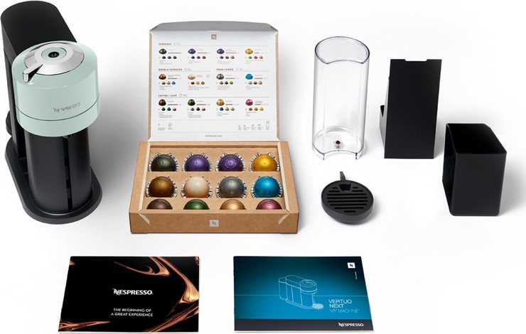 מכונת קפה - מהדורה מוגבלת NESPRESSO נספרסו VertuoNext GCV1 Light Blue
