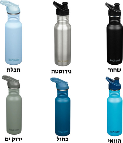 בקבוק 532 מ”ל דגם Classic Sports Cap צבע תכלת