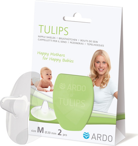מגן פטמה סיליקון Tulip מידה L