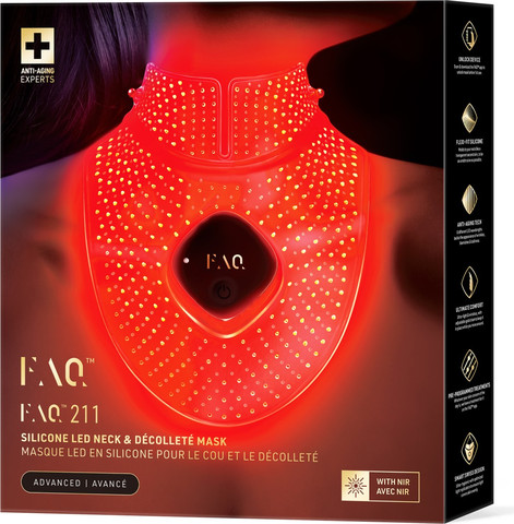FAQ 211 LEDמפחית קמטים. מתקן נזקי שמש. מהדק את העור