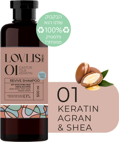 מארז קראטין לטיפוח שיער ותוספות שיער