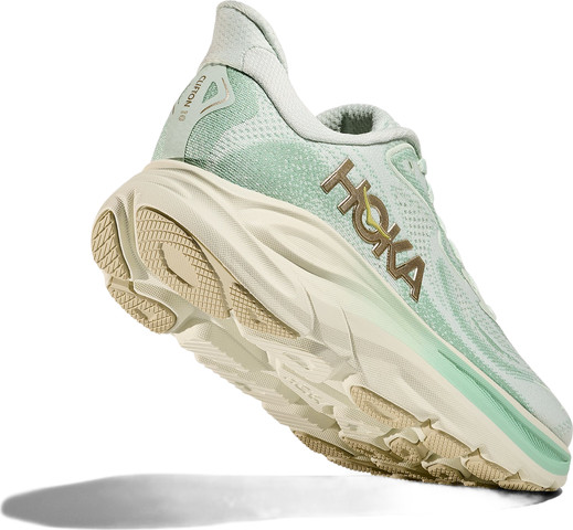 HOKA CLIFTON WIDE 10 - נעלי ספורט נשים הוקה קליפטון 10 רחבות בצבע זכוכית ים/ג'ייד