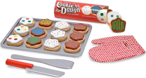 ערכת אפיית עוגיות מעץ מליסה ודאג MELISSA & DOUG BAKE & DECORATE COOKIES SET