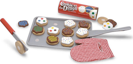 ערכת אפיית עוגיות מעץ מליסה ודאג MELISSA & DOUG BAKE & DECORATE COOKIES SET