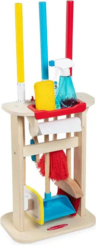 ערכת ניקיון מעץ עם מעמד - Melissa And Doug