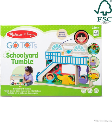 סט משחק עץ גן שעשועים לבית הבובות מליסה ודאג Melissa & Doug