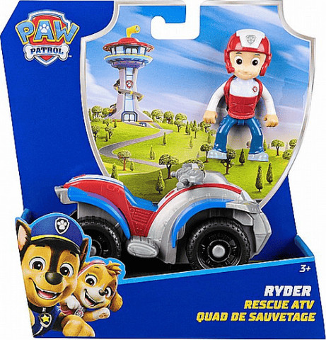 מפרץ ההרפתקאות רכב ודמות ריידר Ryder Rescue ATV