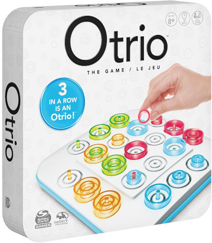 משחק קופסה 3 בשורה עם שלוש דרכים לנצח למשחק בין 2-4 משתתפים