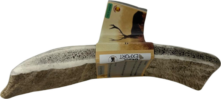 קרן יחמור 100% טבעית בגודל בינוני (15-20 ס"מ) - חטיף לעיסה איכותי בריא ועמיד לכלבים