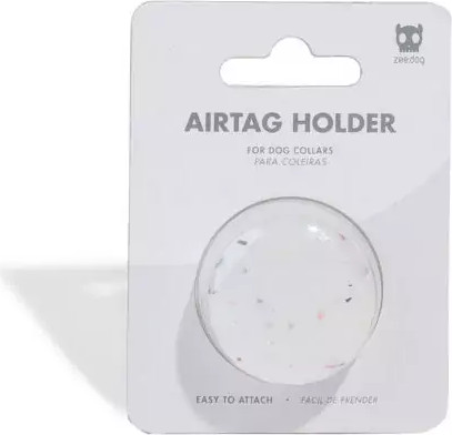 מחזיק AIRTAG לכלב - לבן חלבי