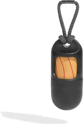 מתקן שקי קקי שחור + גליל שקיות קקי 100% מתכלה