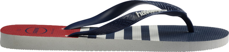 כפכפי טופ נאוטיקל פסים נייבי לבן - TOP NAUTICAL TORM NAVY