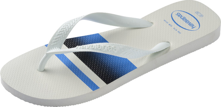 כפכפי טופ בייסיק לבן כחול - TOP BASIC WHITE BLUE