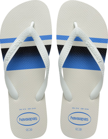 כפכפי טופ בייסיק לבן כחול - TOP BASIC WHITE BLUE