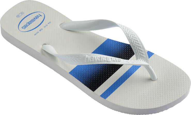 כפכפי טופ בייסיק לבן כחול - TOP BASIC WHITE BLUE