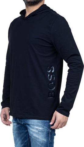 טי שירט עם כובע HUGO BOSS לגבר דגם Identity hooded