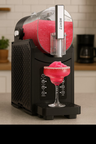 מכונת ברד מקצועית  Slushy סלאשי  3 ב 1 פאנל הפעלה בעברית Luxor Premium