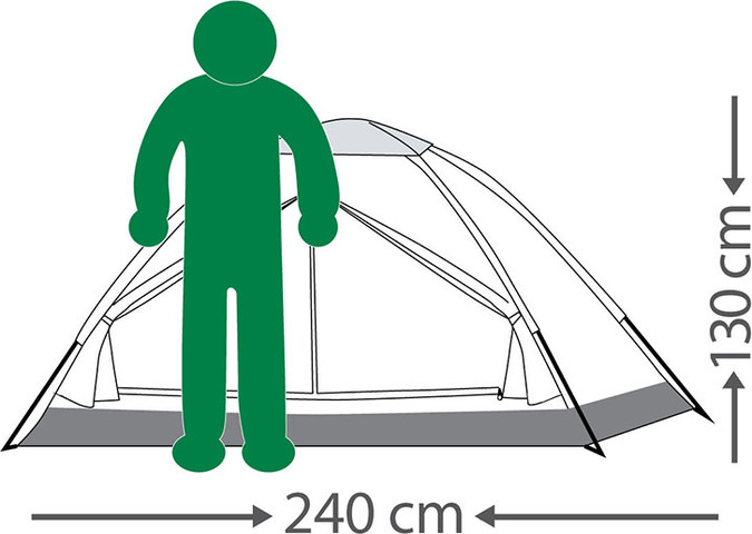 אוהל 4 אמיגו + עגלת שטח Camperlite לשטח ולחוף הים