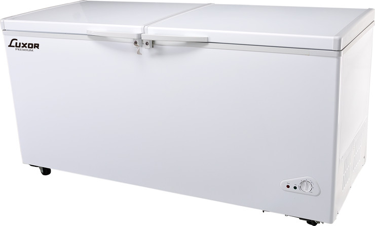 מקפיא שוכב סדרת DL-500 מבית LUXOR – בנפח 400 ל'