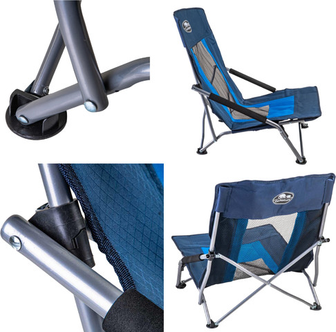 עגלת שטח גלגל רחב Wide Glide Amigo + כיסא Ocean chair מבית GO NATURE