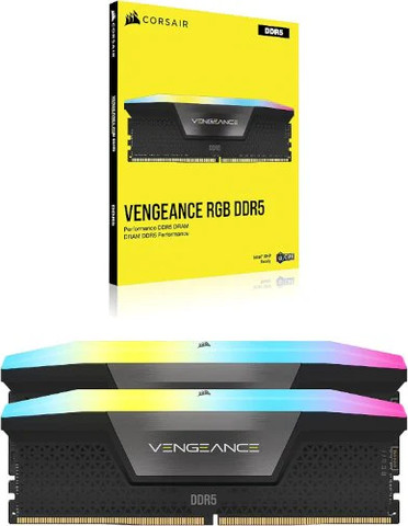 זיכרון לנייח Corsair Vengeance RGB 32GB 2X16 DDR5 6000Mhz