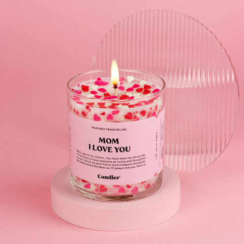 נר - MOM I LOVE YOU