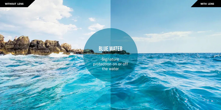 משקפי שמש פולרייזד REVO דגם COAST BLUE WATER