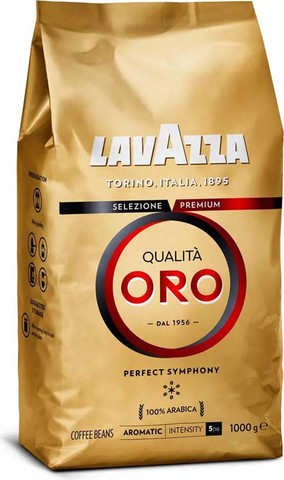 1 ק"ג פולי קפה לוואצה אורו Lavazza Qualita ORO