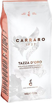 1 ק"ג פולי קפה טצה ד'אורו מבית Carraro