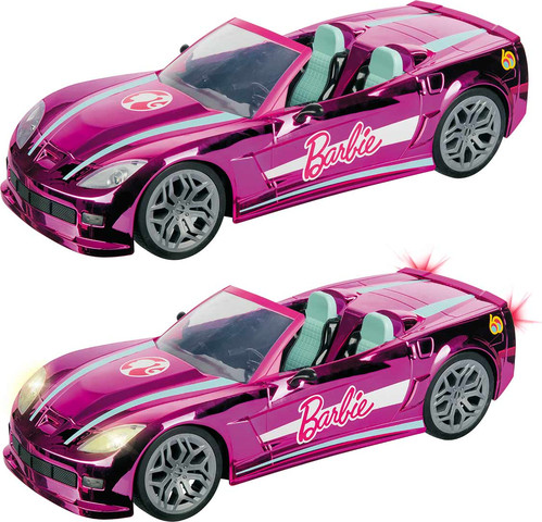 מכונית שלט ברבי CHROMED PINK