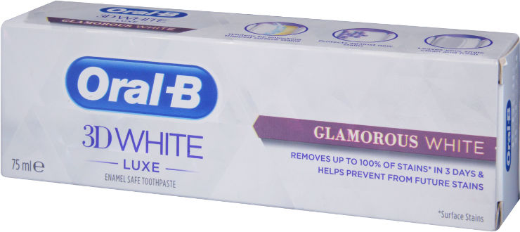 3D WHITE משחת שיניים להלבנה זוהרת
