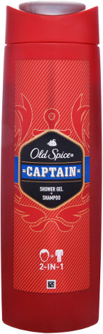 ג'ל רחצה + שמפו CAPTAIN