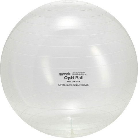 כדור פיזיו שקוף 65 ס"מ Gymnic Opti Ball