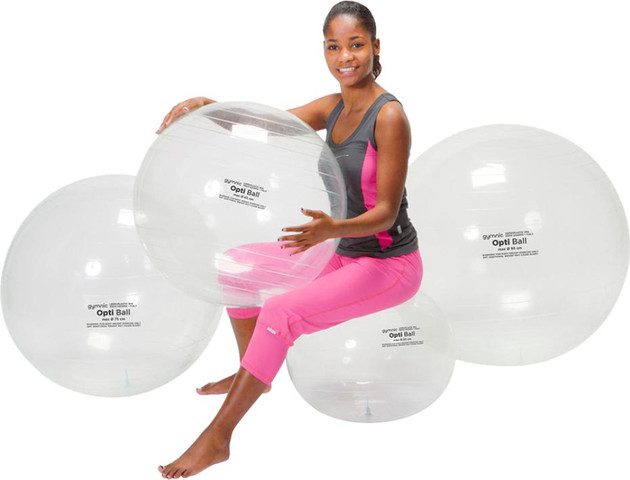 כדור פיזיו שקוף 65 ס"מ Gymnic Opti Ball