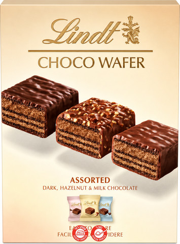Lindt assorted wafer לינדט וופל מבחר סוגים