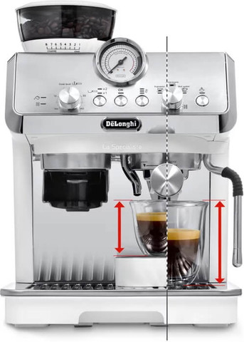 מכונת קפה ידנית DeLonghi דלונגי La Specialista Arte EC 9155.W
