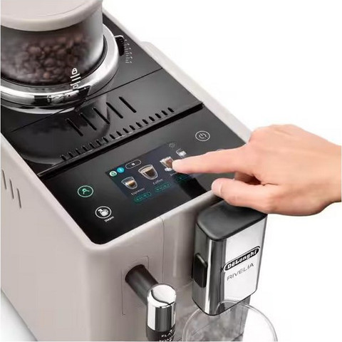 מכונת קפה אוטומטית Delonghi דלונגי Rivelia EXAM440.55BG קרם